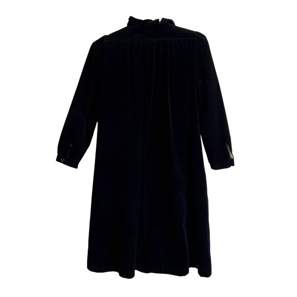VINTAGE Maharishi MHI Black Victorian Overcoat 12 car coat lady coat ruffle - Picture 2 of 12